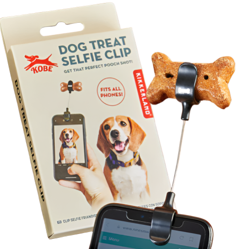 Kobe Dog Treat Selfie Clip