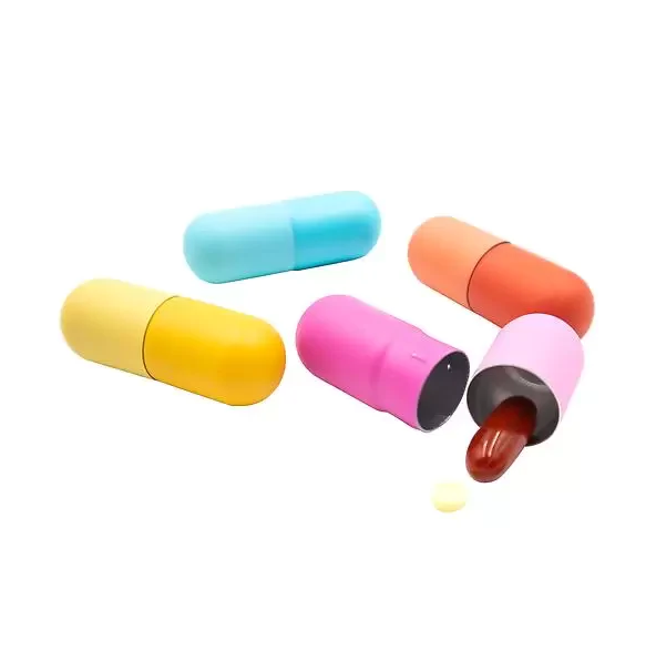 Mini Pill-Shaped Pill Box