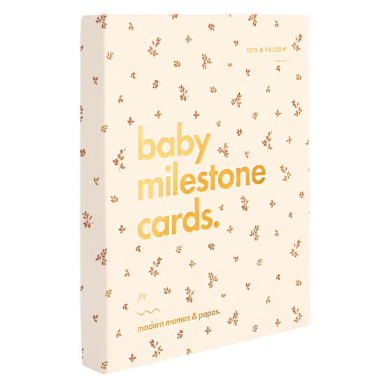 Baby Milestone Cards - Broderie