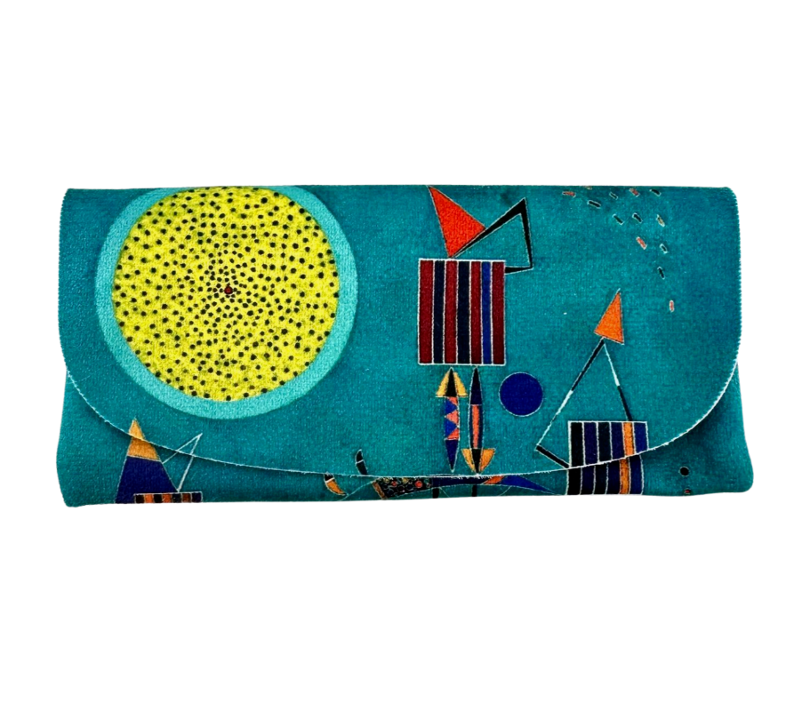 Velour Glasses Case - Kandinsky, Intime Message