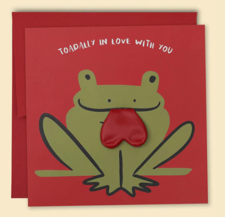 Toadally In Love With You Card