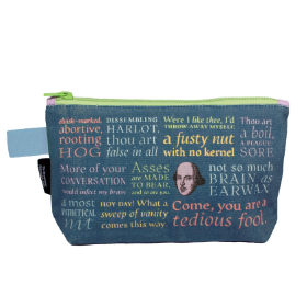 Shakespearean Insults Zippered Bag