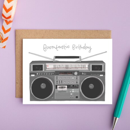 Boomtastic Birthday Card