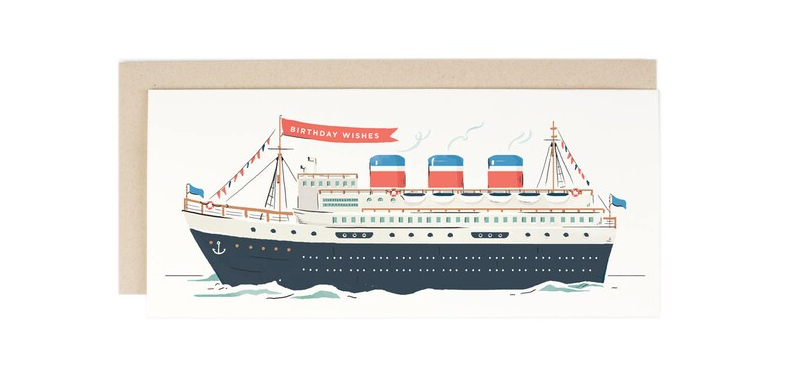 Birthday Oceanliner No. 10 Card