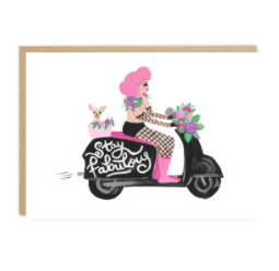 Stay Fabulous Card - Crystal