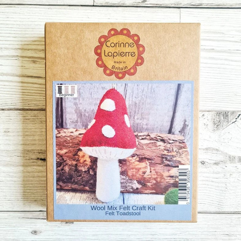 Mini Felt Craft Kit - Toadstool