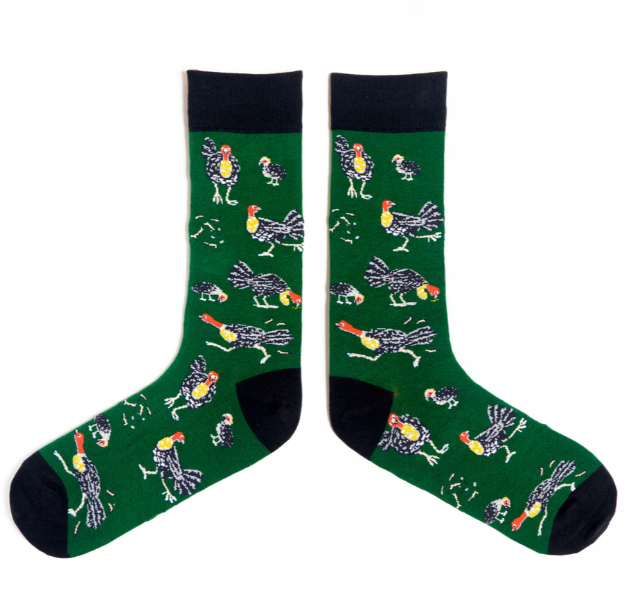 Spencer Flynn Men's Socks - Gobble Gobble (Bush Turkey)