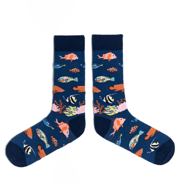 Spencer Flynn Men's Socks - Friends and Anemones