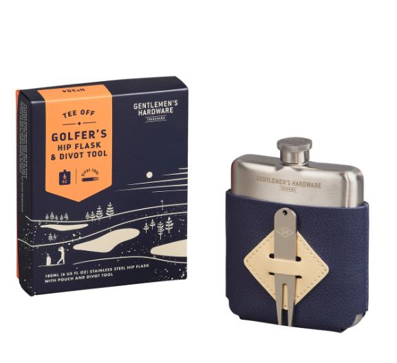 Golfer's Hip Flask & Divot Tool