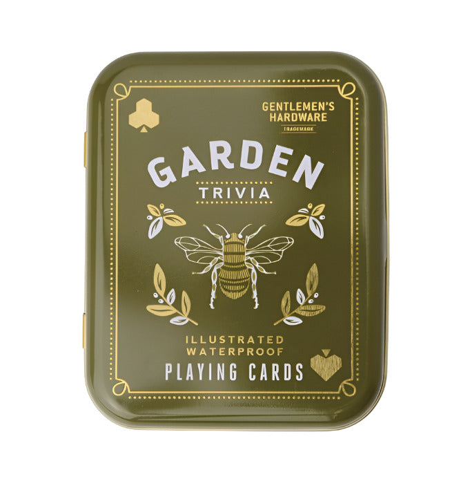 Garden Trivia Waterproof Playing Cards