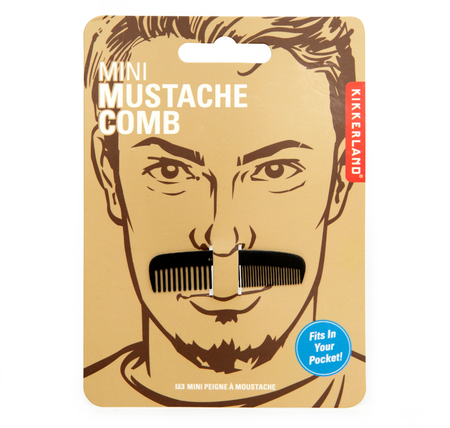 Mini Moustache Comb