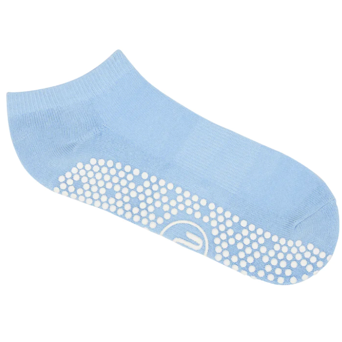 Classic Low Rise Grip Socks - Powder Blue