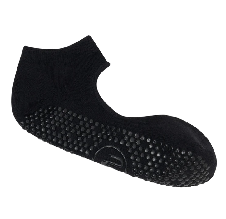 Slide On Grip Socks - Black