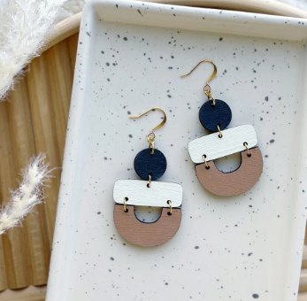 Zuma Drop Earrings - Neutral Mix