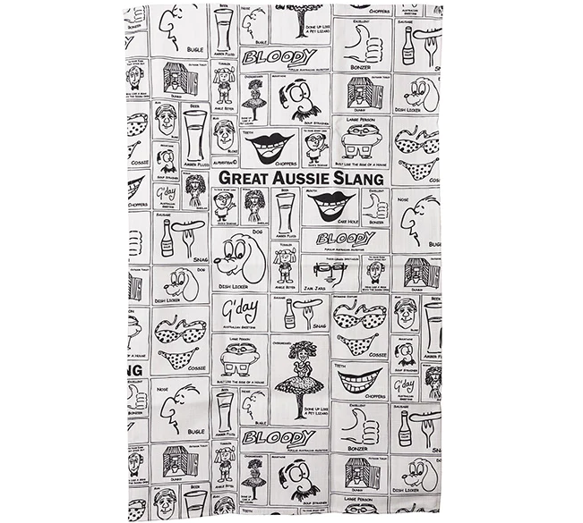 Great Aussie Slang Tea Towel