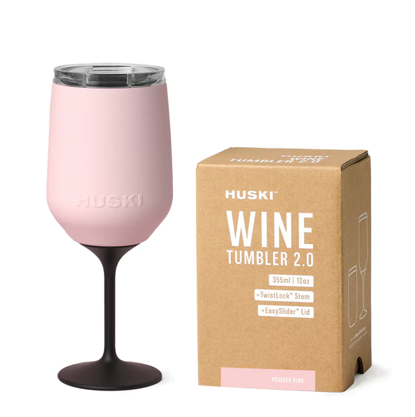 Insulated Wine Tumbler 2.0 - Powder Pink