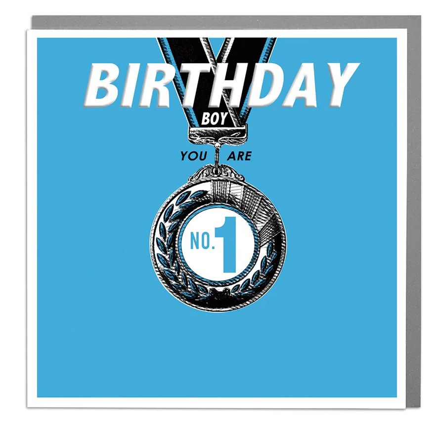 Medal Birthday Card