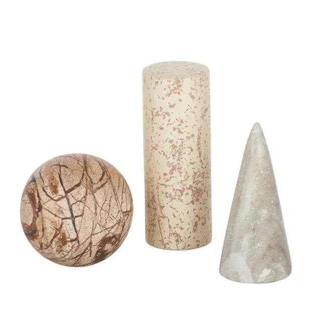 Sita 3pc Marble Sculpture Set