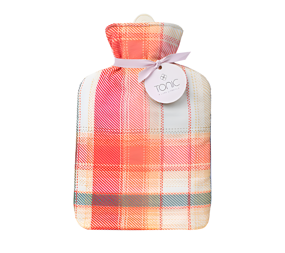 Hot Water Bottle 1L - Flannel Check