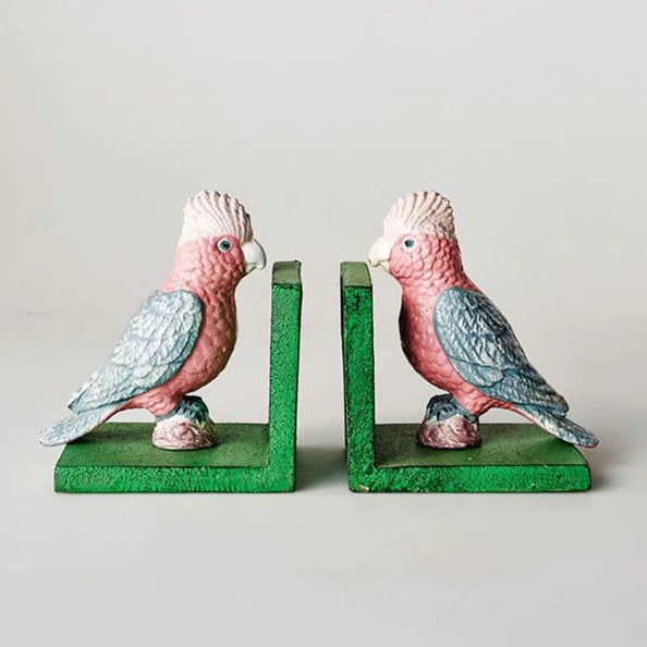 Galah Bookends Green Base