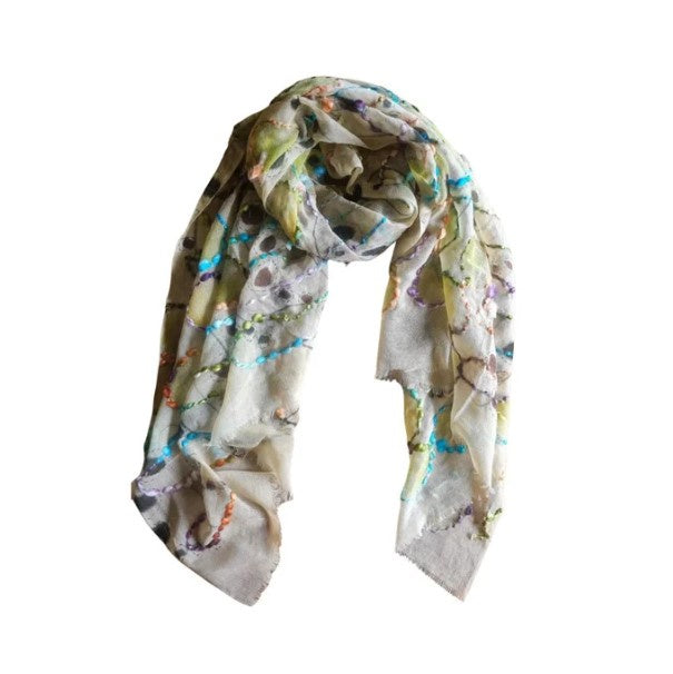 Pure Wool Winter Scarf AI3401CREAM