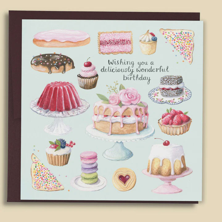 Wishing You A Deliciously Wonderful Birthday Card