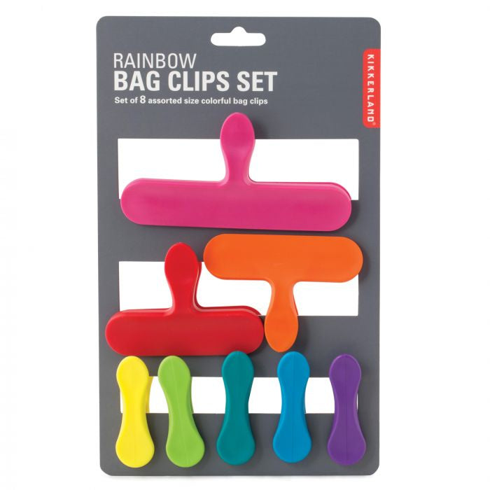 Rainbow Bag Clips Set - Assorted Sizes