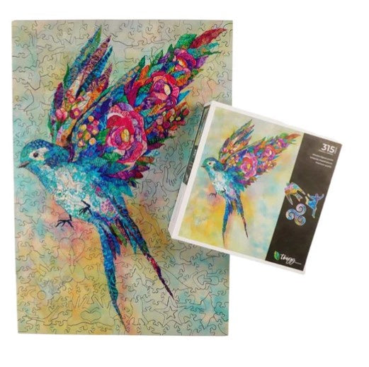 315pc Wooden Puzzle - Botanical Swallow