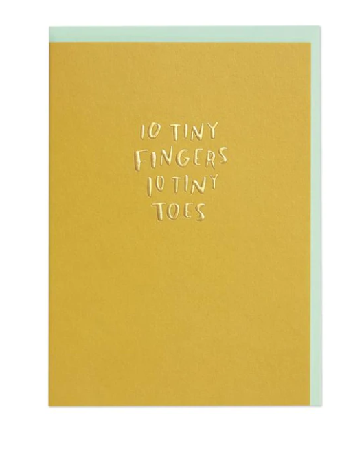 10 Tiny Fingers 10 Tiny Toes Card