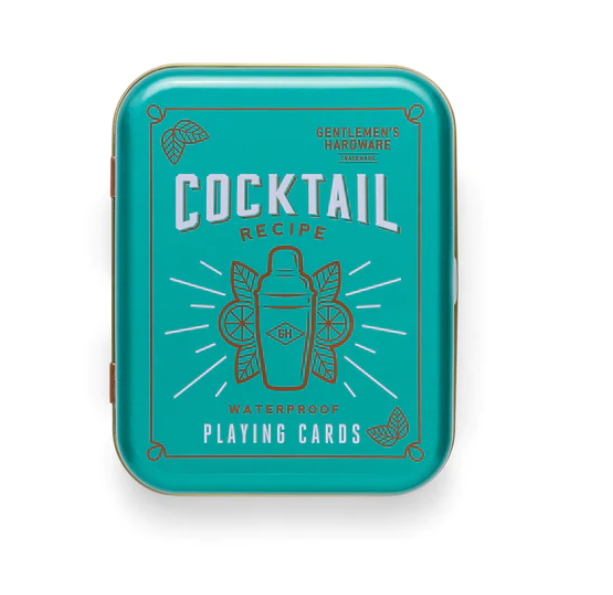 Cocktail Recipe Waterproof Playing Cards