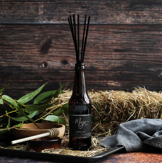 Beer Bottle Diffuser - Tobacco & Hay