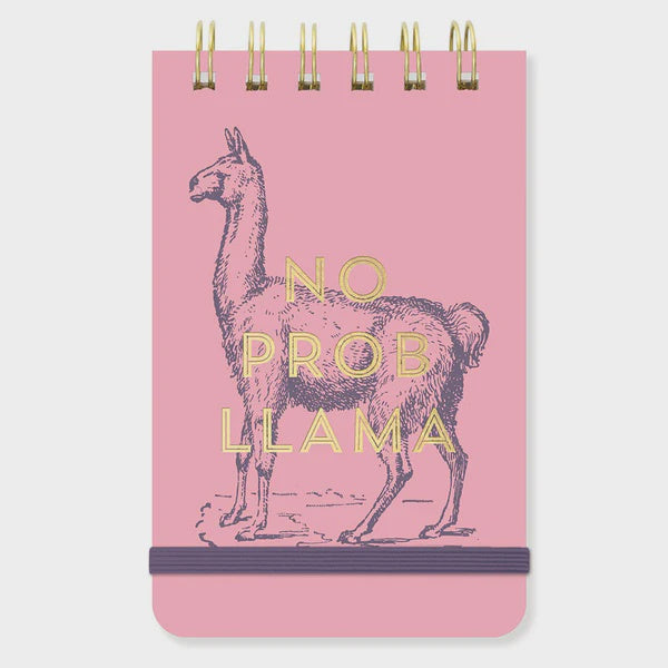 Vintage Sass Notepad - No Prob Llama