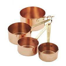 Copper Plated Measuring Cups