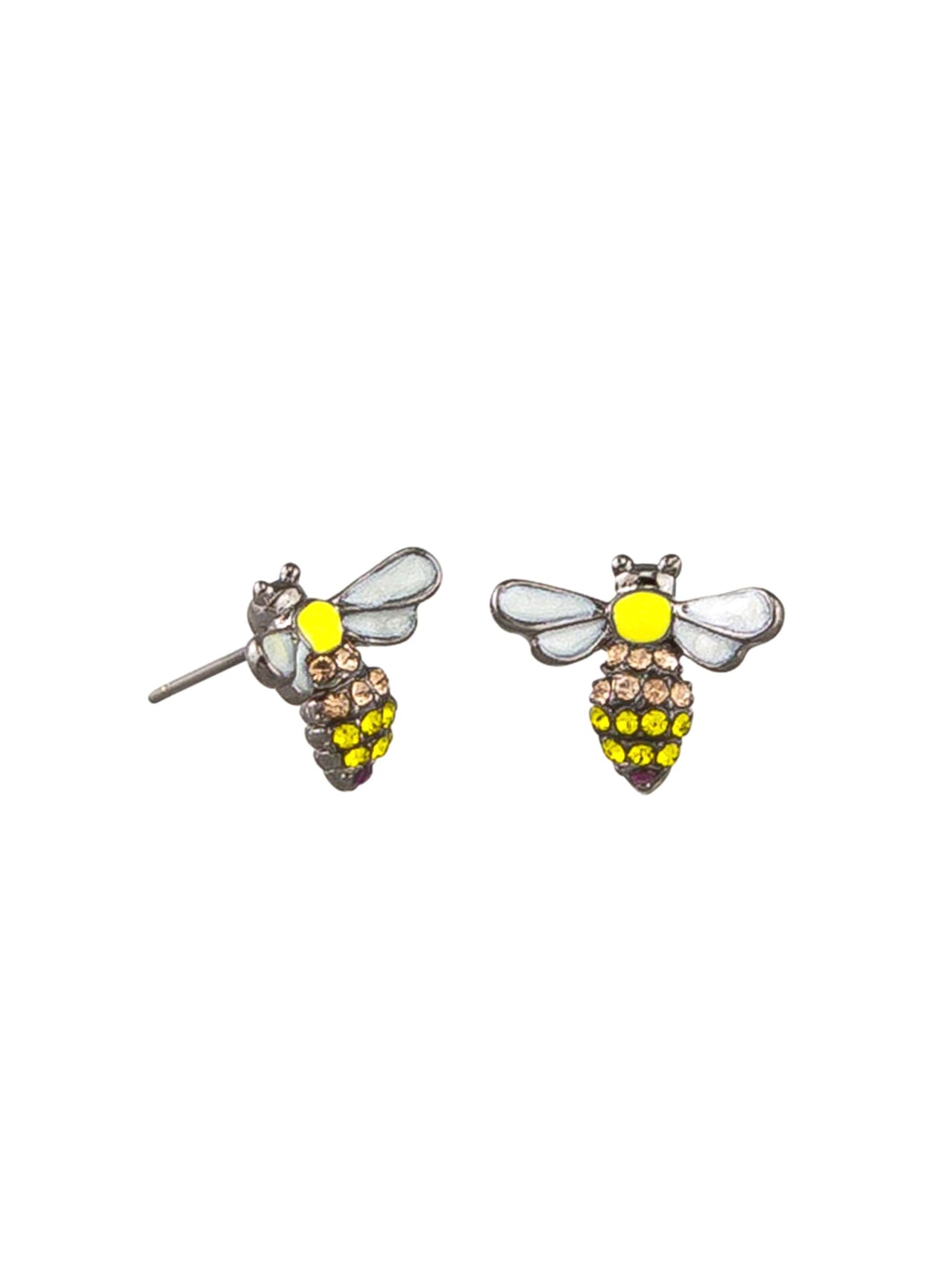 Yellow Busy Bee Earrings