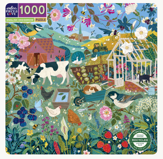 1000 pc Puzzle - English Hedgerow