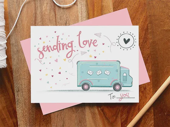 Sending Love To You Card