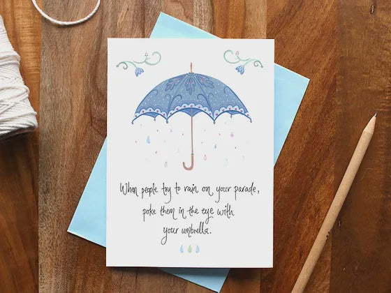 Rain On Your Parade Card