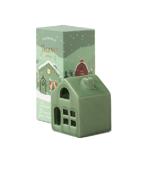 Ceramic Cottage Incense - Balsam & Fir