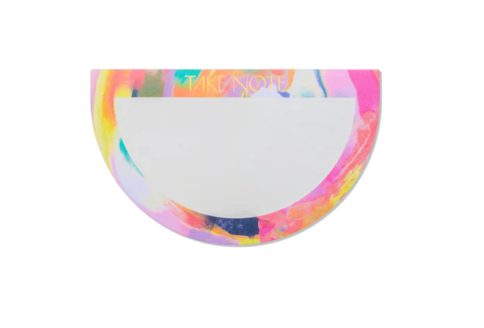 Half Moon Notepad - Rainbow