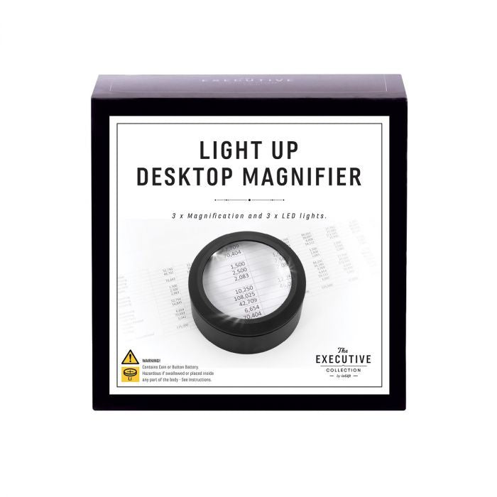 Light Up Desktop Magnifier