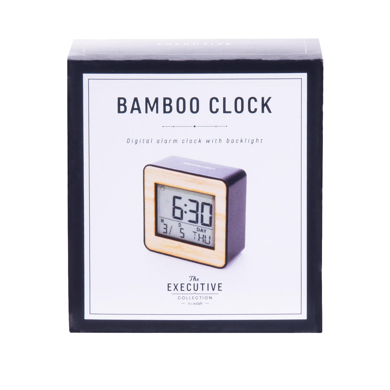 Bamboo Desk Clock