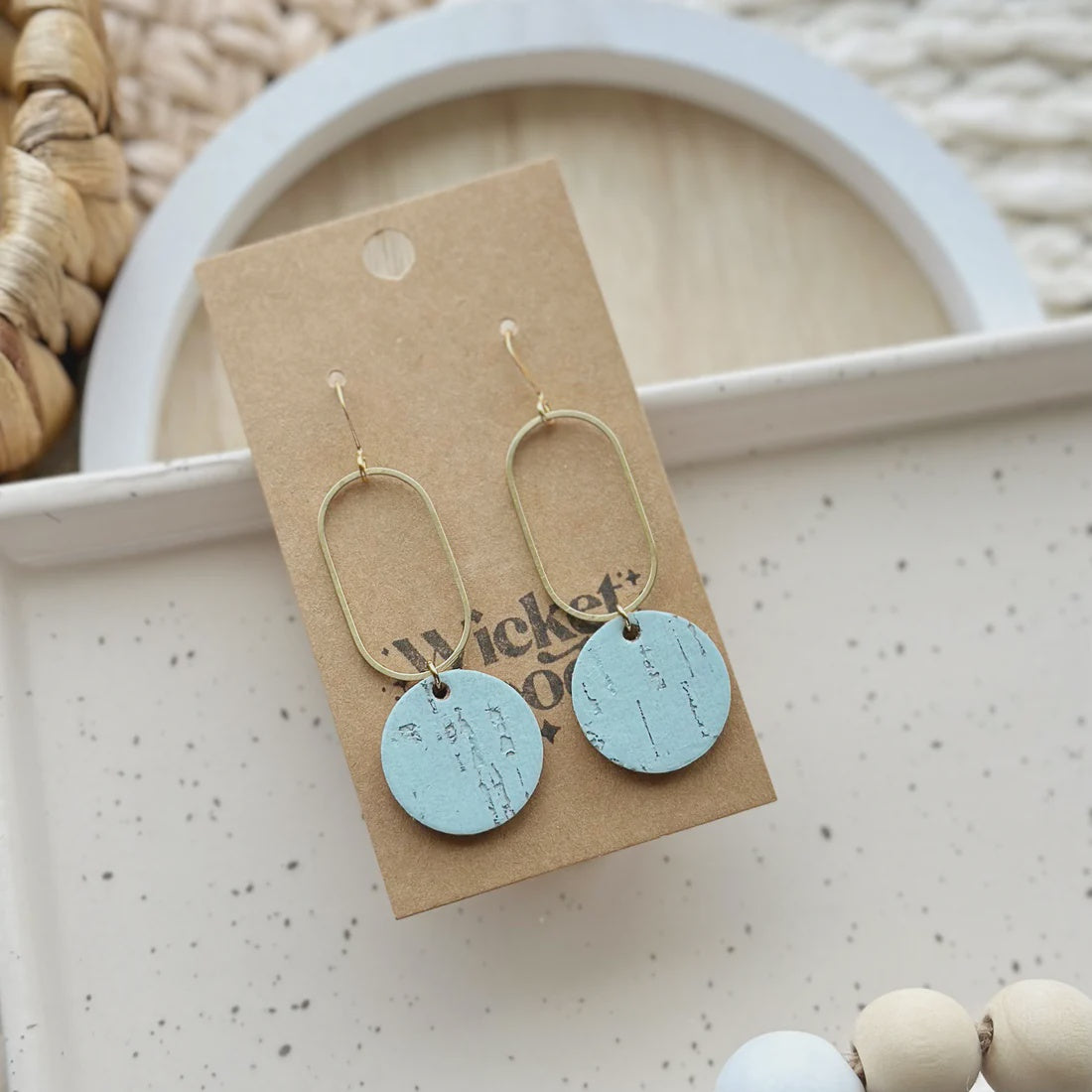 Cinta Drop Earrings - Bluebird