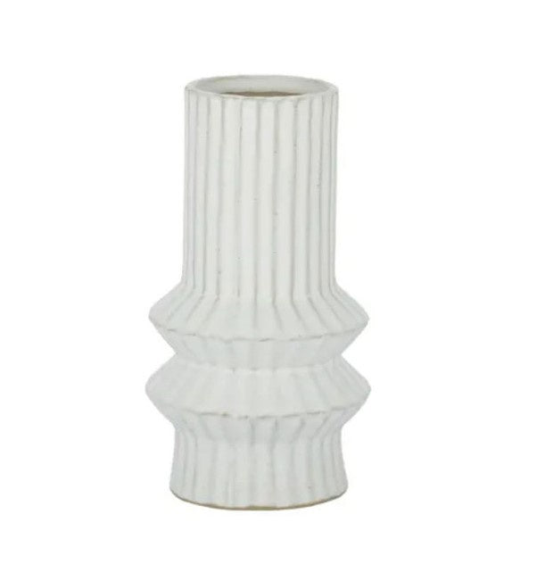 Accordion Ceramic Vase