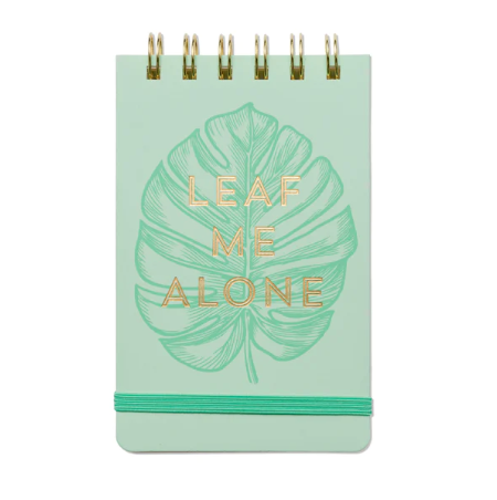 Vintage Sass Notepad - Leaf Me Alone