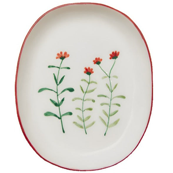 Blossom Dish - Red