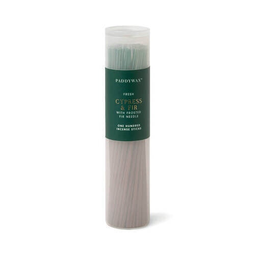 Cypress Fir Incense Sticks In Glass Jar