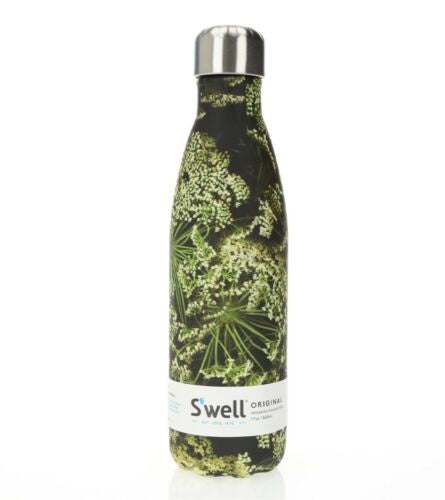 500mL Insulated Bottle, Flora and Fauna Collection- Queen Ann's Lace