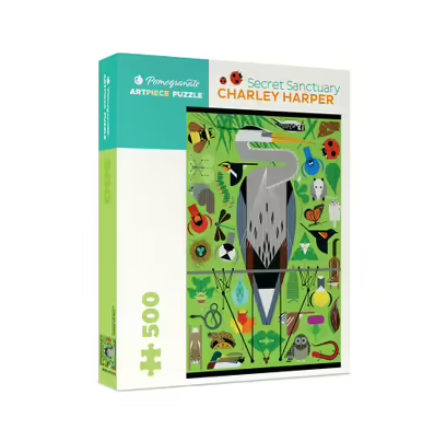 500pc Puzzle - Charley Harper Secret Sanctuary