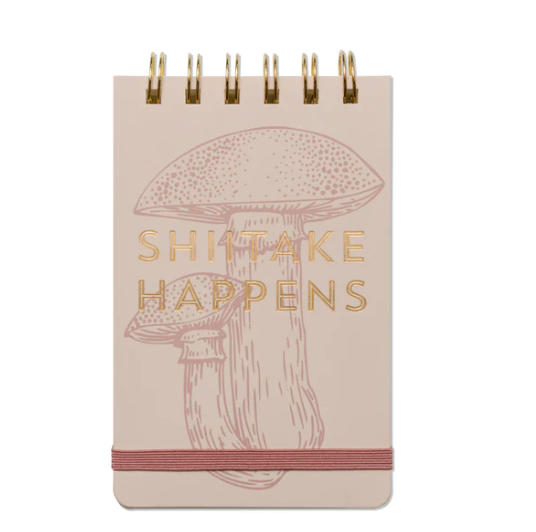 Vintage Sass Notepad - Shiitake Happens