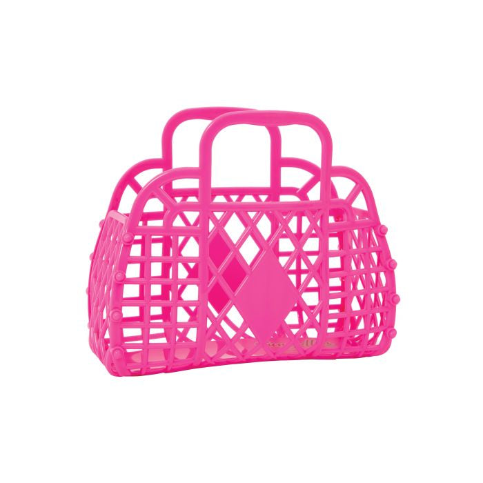 Retro Basket Mini - Berry Pink